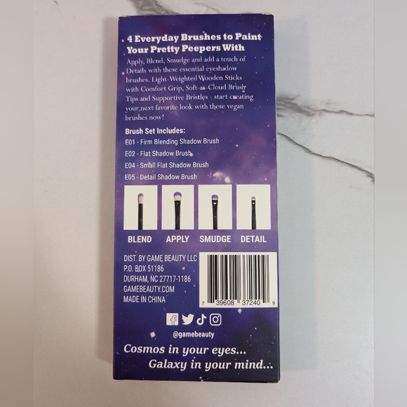 Makeup clearance Game Beauty Eyes on Me 4 brush set - Picture 3 of 3